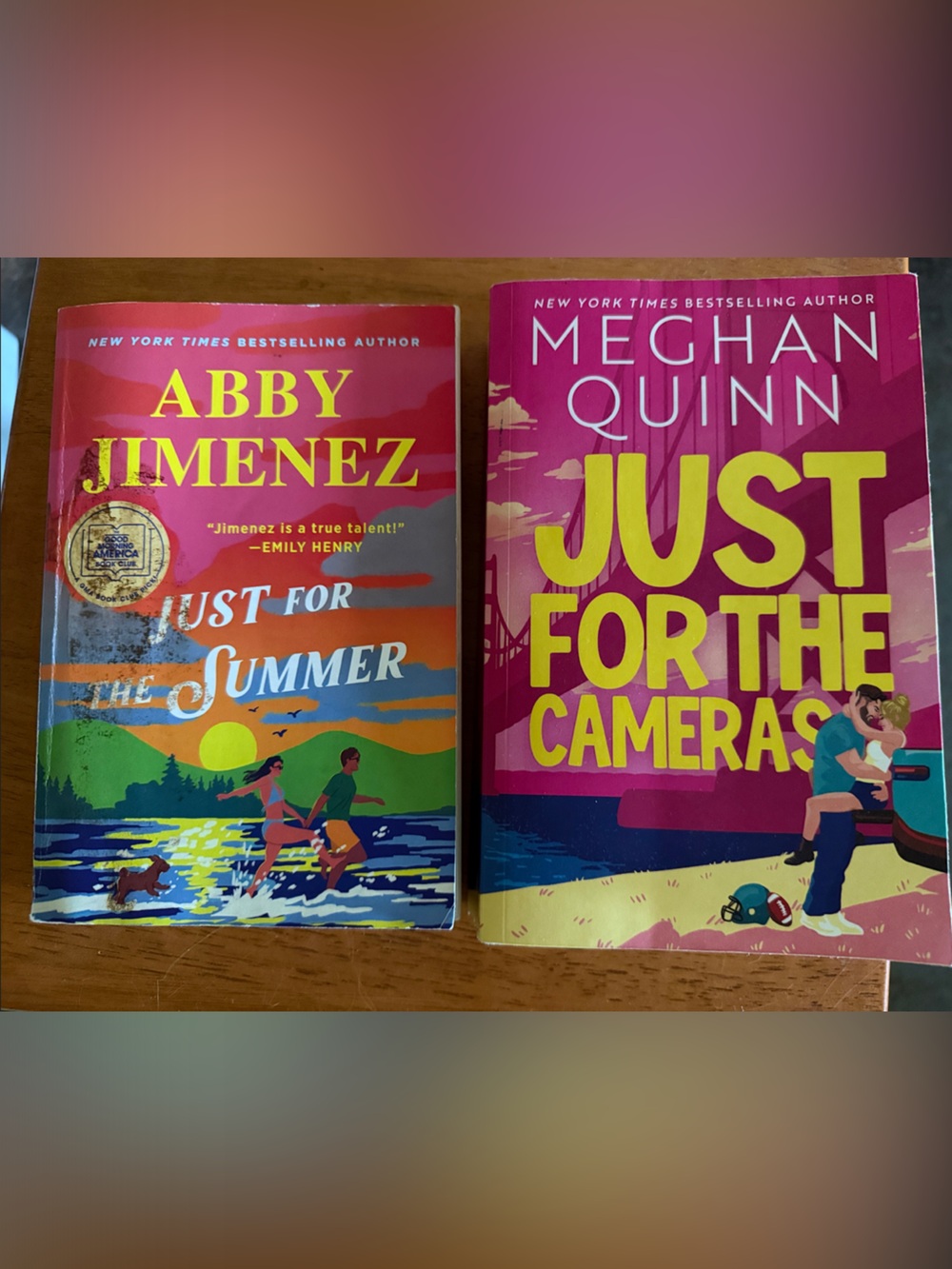 Just for the Summer - Pink and Yellow Paperback